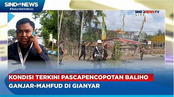 Politik Lokal! Gianyarnews.id Ungkap Kabar Terbaru Pencabutan Baliho Kampanye Ganjar Di Bali!