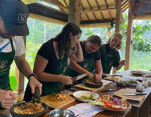 [foto Budaya] Suasana Cooking Class Khas Bali Di Desa Taro Yang Diminati Turis Mancanegara!